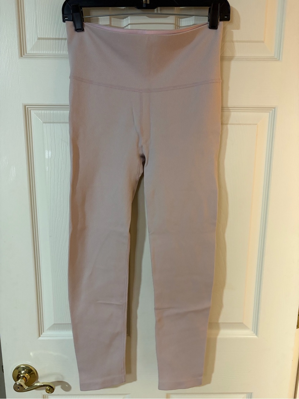LN! Love & Sports High-Waist Women’s Leggings in Light Pink, 26" inseam